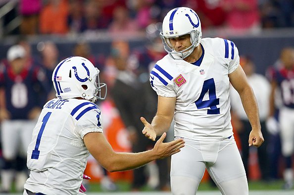 NFLonCBS's tweet photo. Adam Vinatieri now with 10 overtime FG hits (most in NFL history). https://t.co/Z8EfUvTvhi