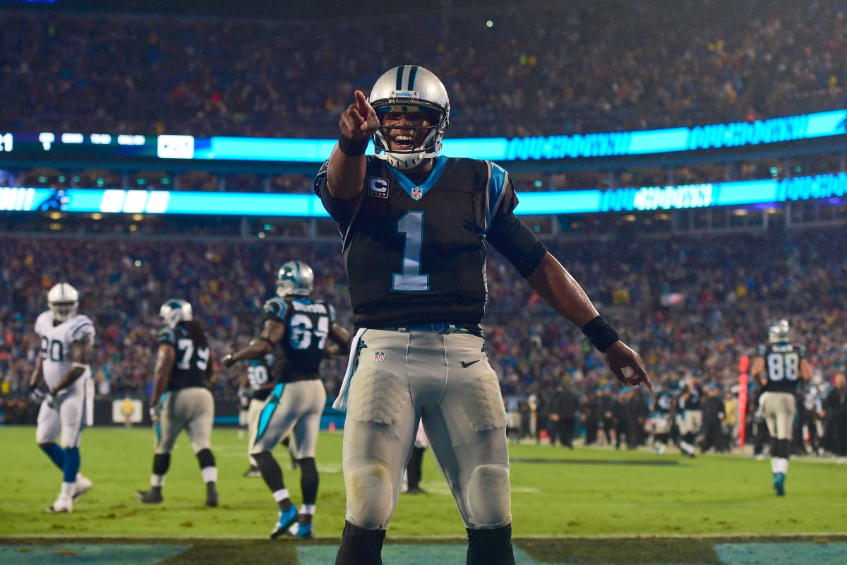 espn's tweet photo. Carolina stays perfect! Panthers improve to 7-0 for 1st time in franchise history after a WILD finish in OT on #MNF. https://t.co/HPPTtEuU6U