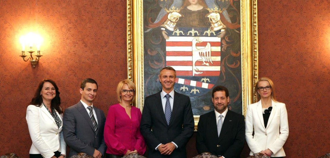 NessKDC's tweet photo. Mayor of Kosice hosted NESS officials. More info at: https://t.co/JtOtKJ3ABW https://t.co/JZ2AqyXtHx