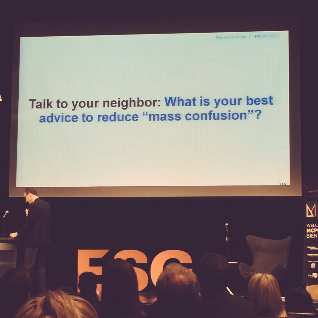 trykickflip's tweet image. How to reduce mass confusion? Simple! Give us a call and chat with our friendly team :) #MCPC2015 #masscustomization