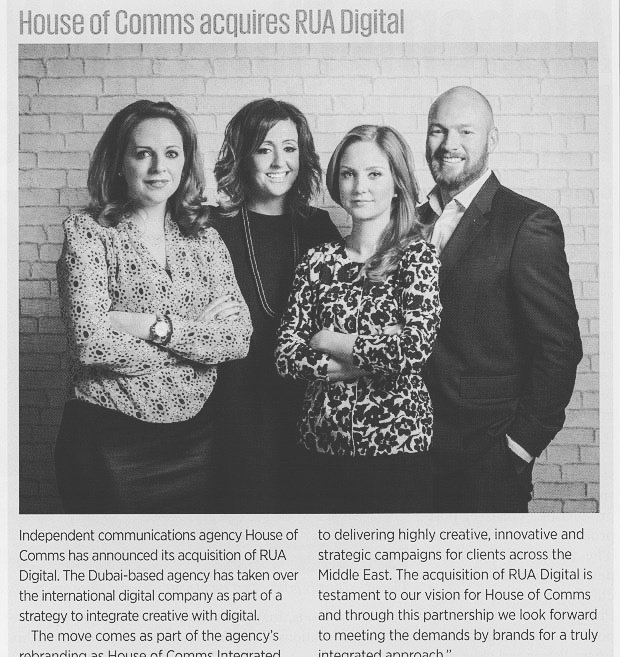 houseofcomms's tweet photo. We're in the #news again! Thanks to @CampaignME for featuring! #MakeItHappen #MyDubai https://t.co/vEwUjPfVxg