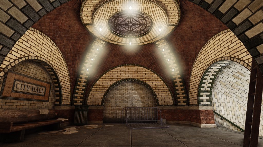 abandonplace's tweet photo. City Hall Station, New York City, New York (1904-1945) https://t.co/cR3p5z8fW1