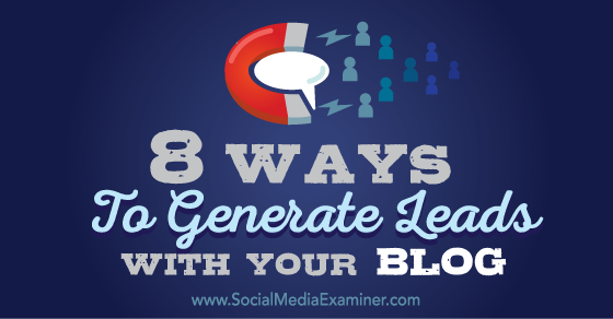 SamPavin's tweet photo. 8 Ways to Generate Leads With Your Blog - https://t.co/QfRir2MBx1 #Blogging #LeadGen https://t.co/j1BMcJTBrE