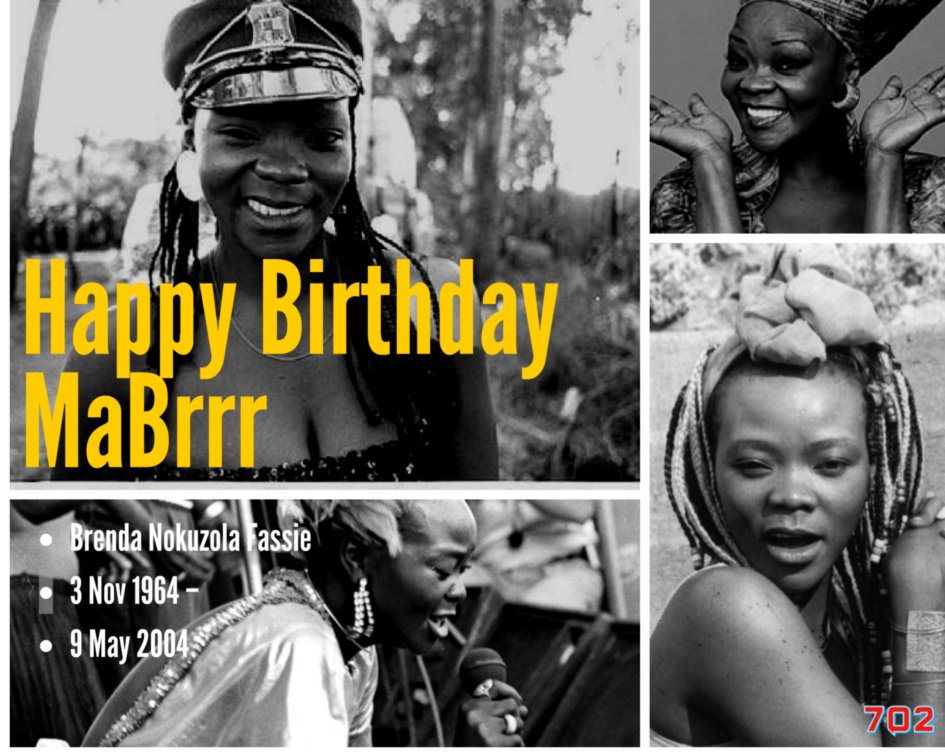 Happy Birthday Brenda Fassie  would\ve been 51 today... 