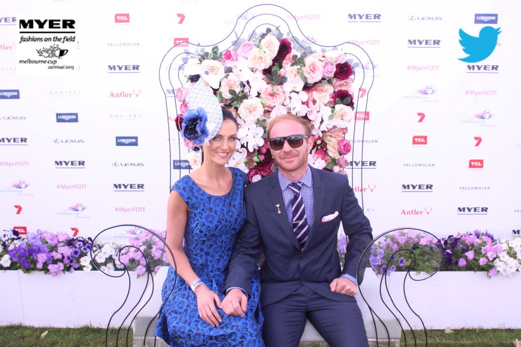 myerFOTF's tweet photo. All dressed up and ready to go at @flemingtonVRC #MyerFOTF #EmiratesMelbourneCup #MelbourneCup https://t.co/Shr1XA2tTQ