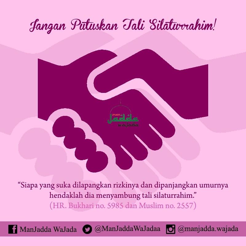 ManJaddaWaJadaa's tweet photo. “Siapa yg suka dilapangkn rizkinya &amp; dipanjangkan umurnya hndklah dia menyambung silaturrahim (HR. Bukhari &amp; Muslim) https://t.co/xzqnU8KAwD