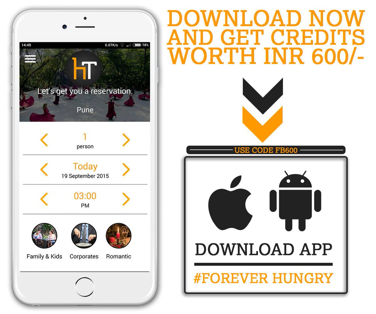 Download our free #App: play.google.com/store/apps/det… or visit our #website hungrytable.in #HungryTable