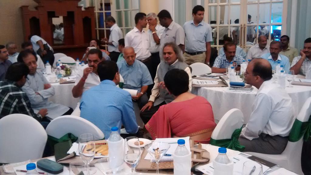 CSTEP_India's tweet image. Dignitaries frm #Karnataka  govt, @gggi_hq  @BKCHANDRASHEKA1 @anshubharadwaj at workshop on implementing #SAPCC