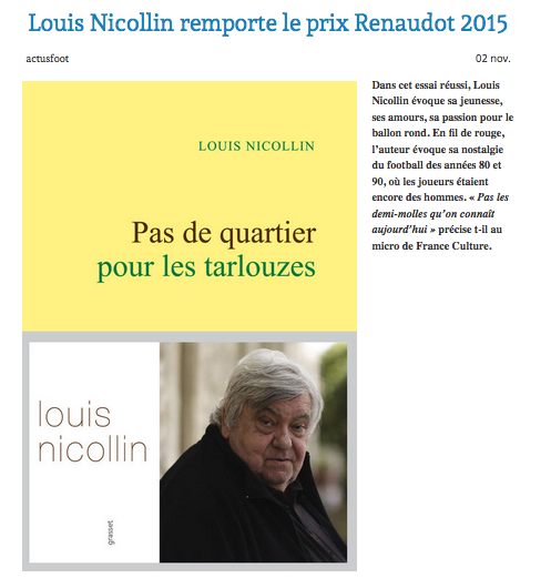 PetiteEquipe's tweet photo. Louis Nicollin, lauréat du prix littéraire Renaudot 2015: https://t.co/5FqAZFReoy
@MontpellierHSC #PrixRenaudot https://t.co/3uqLxbbza5