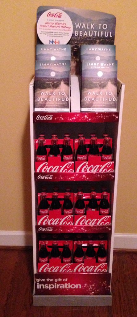 JimmyWayne's tweet photo. The largest brand in the world is supporting my book! Thank You, God  @CocaCola 
#walktobeautifulcoke https://t.co/mwy7SADYt8
