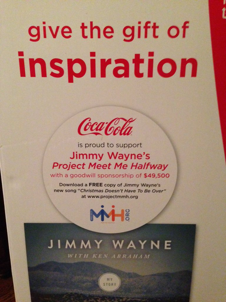 JimmyWayne's tweet photo. The largest brand in the world is supporting my book! Thank You, God  @CocaCola 
#walktobeautifulcoke https://t.co/mwy7SADYt8