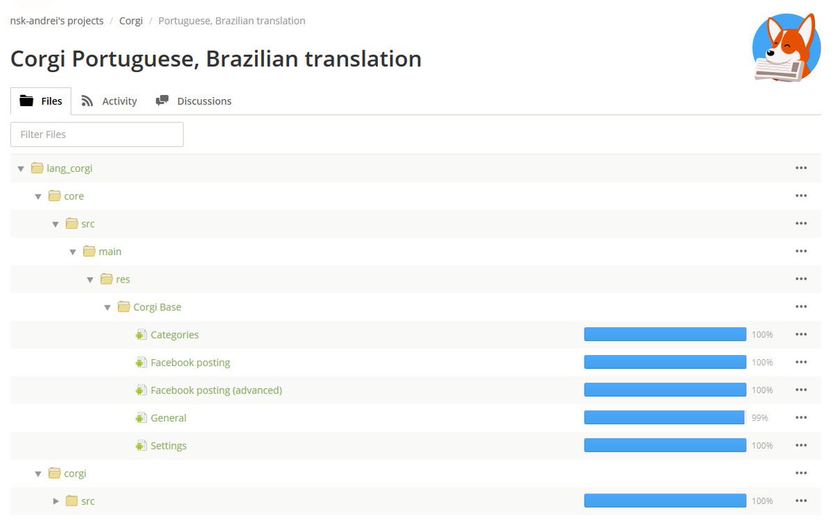 Bruno_Cata_Leao's tweet photo. @CorgiApp Yes, almost done! Soon brazilian people will enjoy this incredible app in their own language! (: https://t.co/toFAX7ikS6