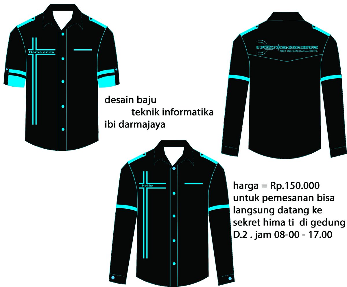 Desain Baju Teknik  Informatika