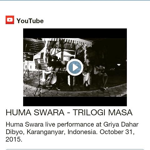 Silahkan direview, dikritik, lantas diberi saran. :))
youtu.be/DGGrdCkC8jc?a