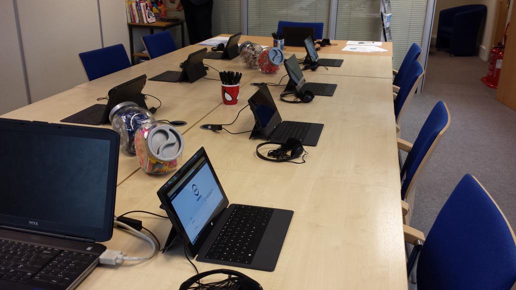 Alliedlnd's tweet photo. Great first day yesterday #elearningweek all set for day 2 😊 https://t.co/gtRJFGnATX