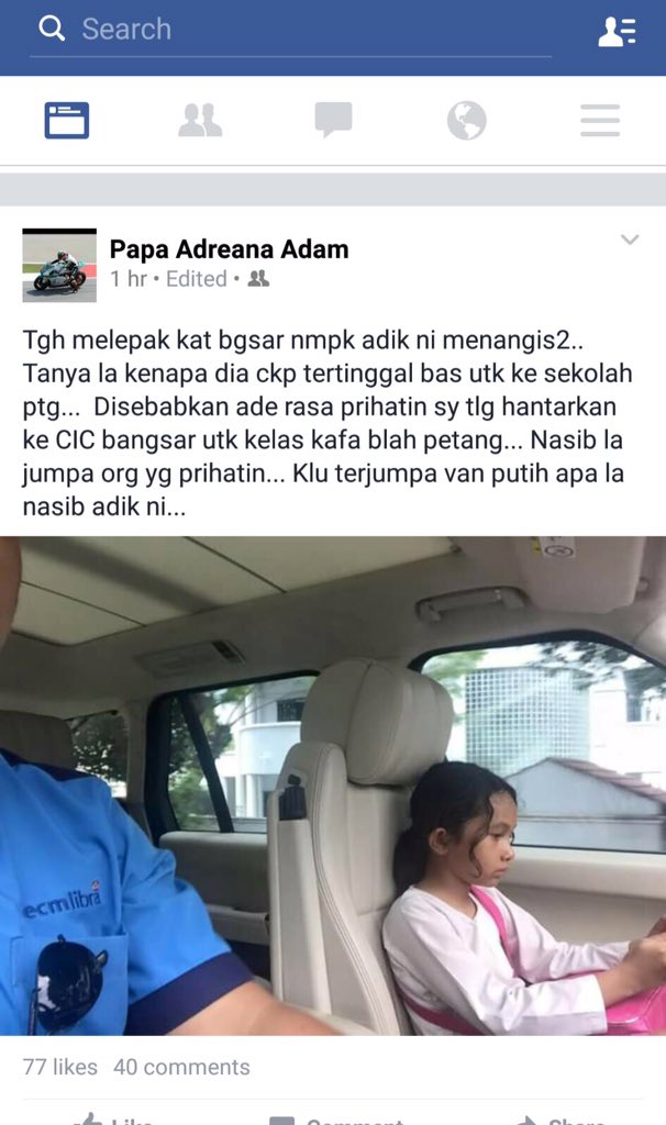 Mulia sungguh hati abang ni. Nasib baiklah Tuhan jumpakan adik tu dengan orang yang betul. Kalau tidak....