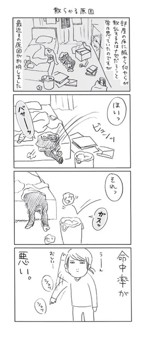 「投げた服が空中でたたまれてそのままタンスにイン」ぐらいのコントロールがほしい。 