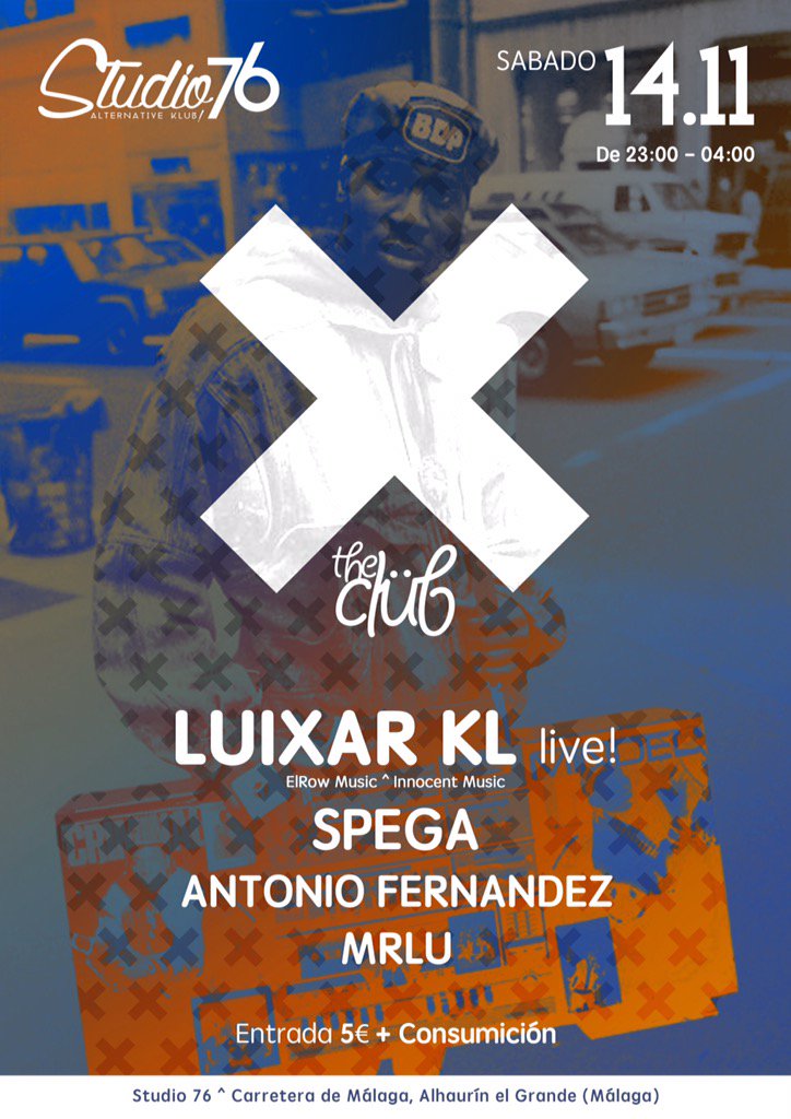 TheClub_Spain's tweet photo. @luixarkl is in da house!!!!!
14 Noviembre_ Studio76 https://t.co/n0I6uqJR8z