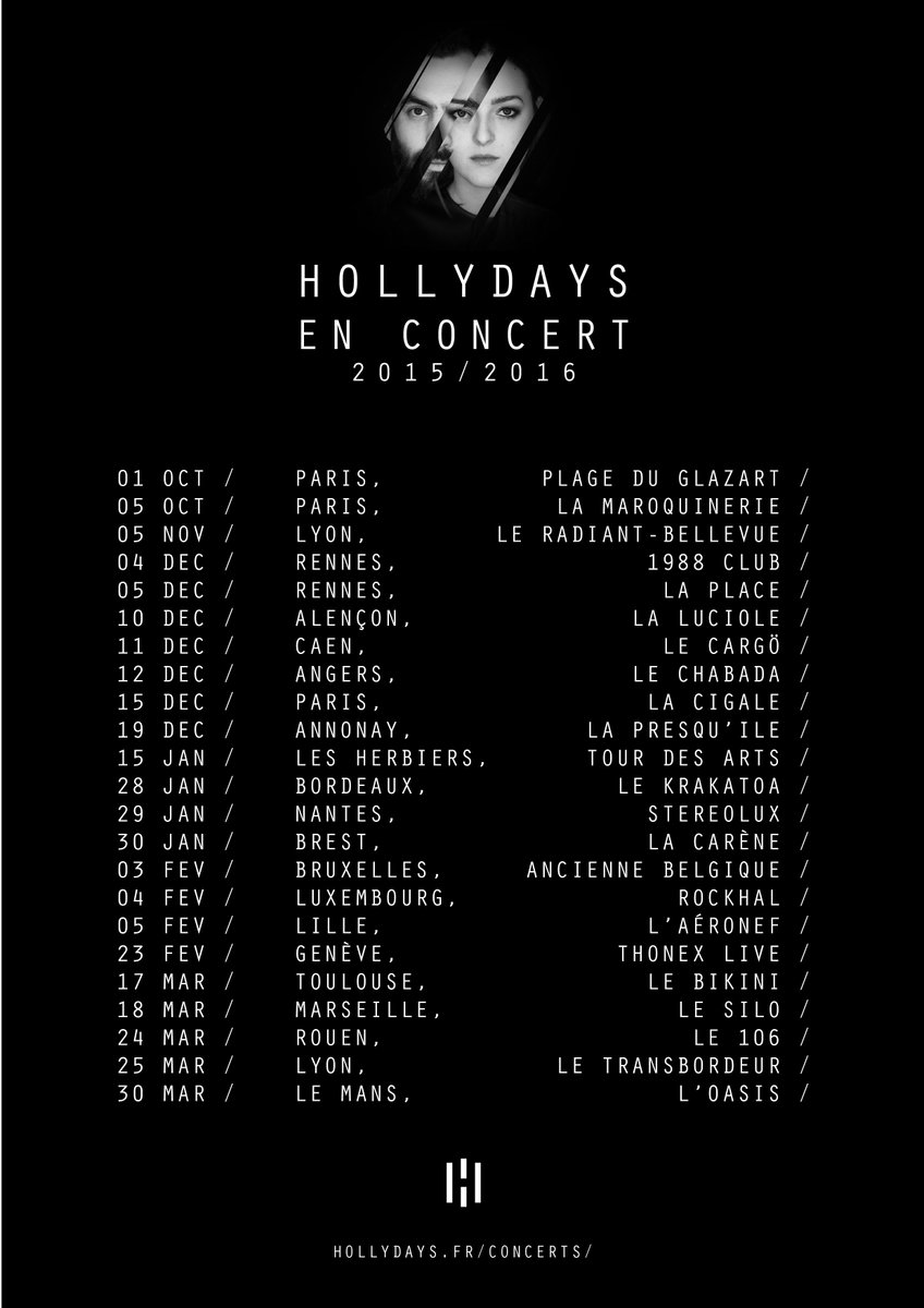 Hollydaysband's tweet photo. jeudi soir en #concert au @RadiantBellevue de Lyon avec @ABBWMUSIC et @joe__bel <3 https://t.co/D4Eh1ZyUB2