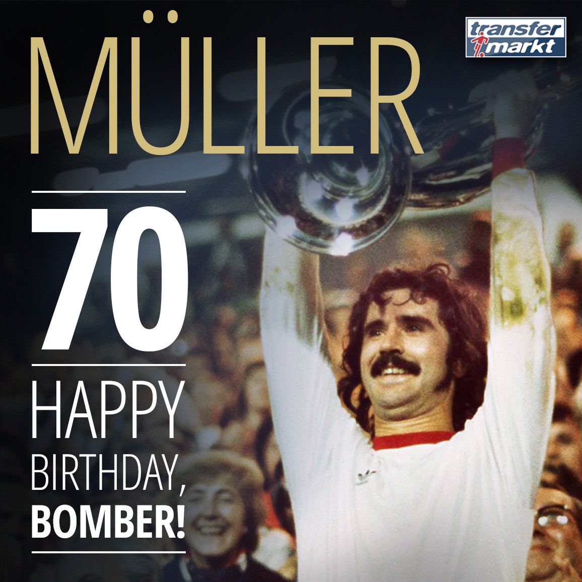 Happy Birthday Gerd We wish the best striker in history all the best!  