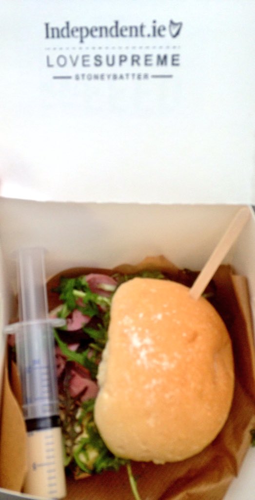 FoodeoIreland's tweet image. #thanks @LoveLoveSupreme and @Independent_ie for #delicious #WebSummit2015 #sandwich