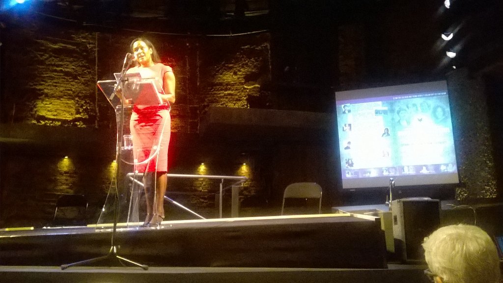 IslingtonPlay's tweet photo. #IWMAD2015 Gillian Bowen of @CityYMCA_London closing off this year's Women Making A Difference conference. https://t.co/CzY65EADEm
