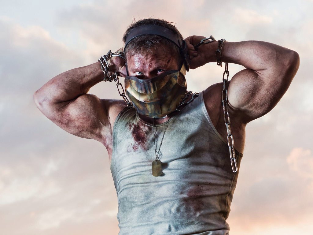 DStisenProd's tweet photo. London Warrior. by JC Hermier, DanielStisenProd, actor: Daniel Stisen. MakeUp: Elizabeth Hedley, Costume: Amy Watts https://t.co/71nRiNMFB0