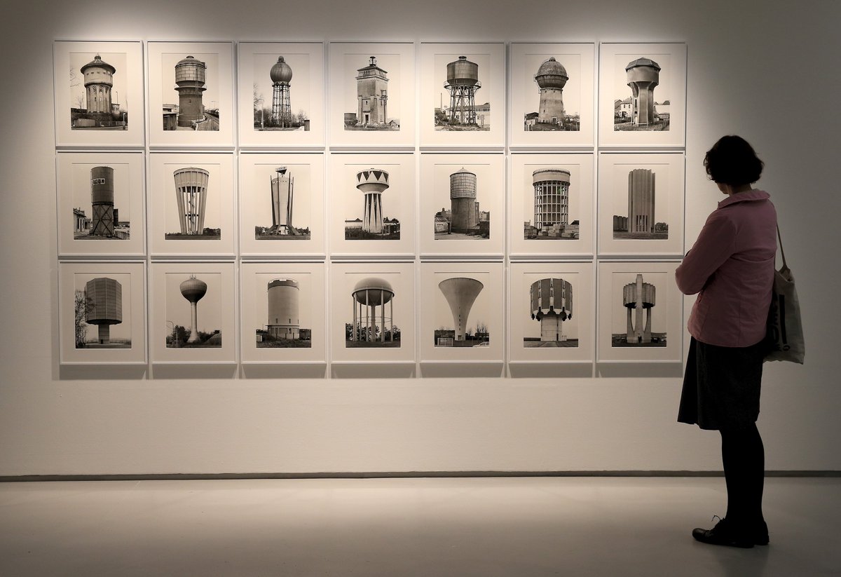 BarbicanCentre's tweet photo. 'What are these strange, peculiar objects?' - we explored the Bechers in #ConstructingWorlds https://t.co/65Bsek59o6 https://t.co/Pr12gGauSS
