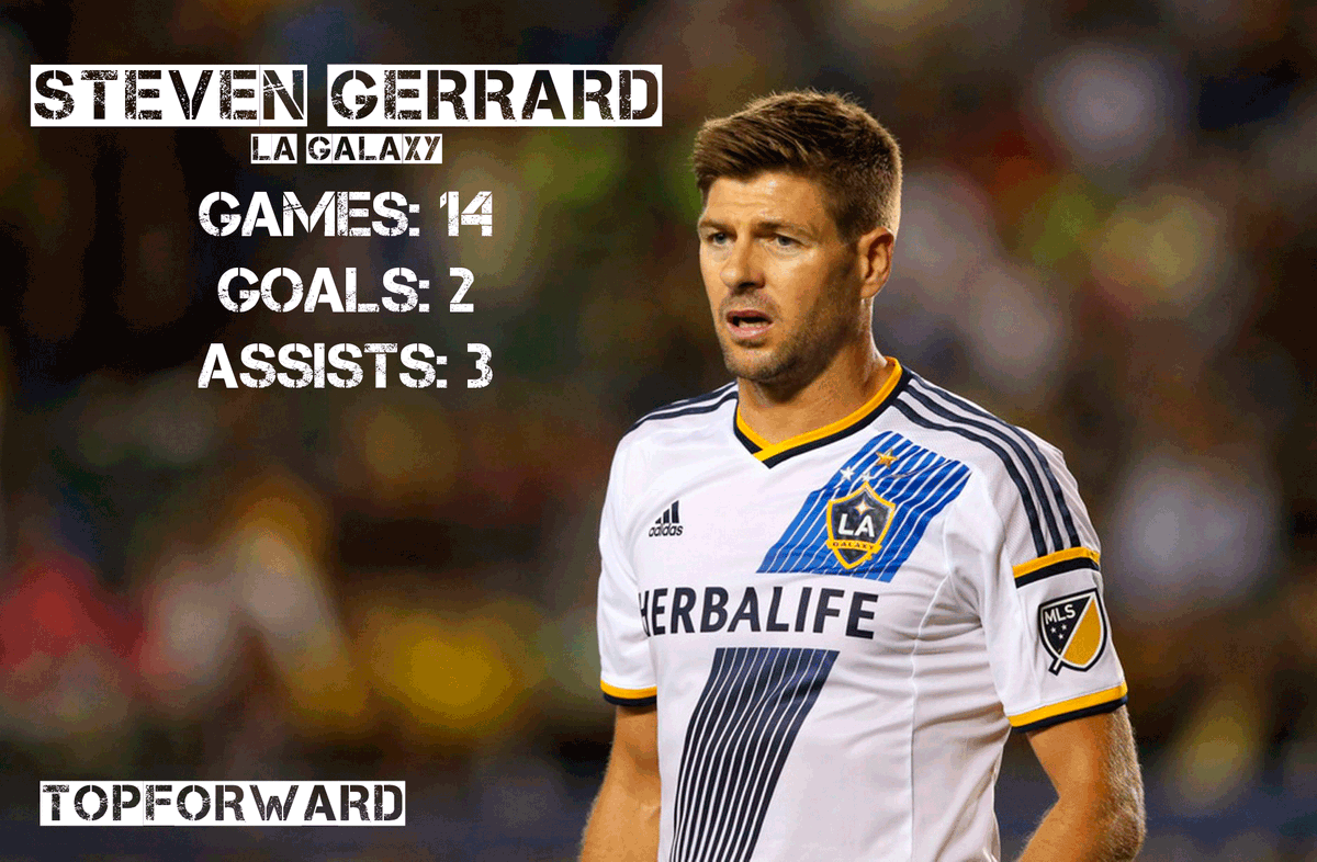 TheTopforward's tweet image. Steven Gerrard Stats for LA Galaxy