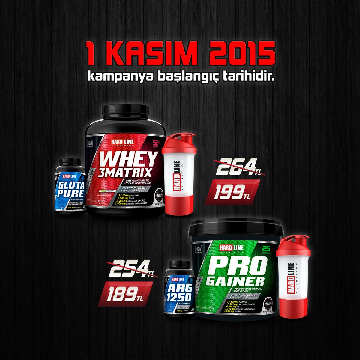 Hardline_Tweet's tweet photo. Büyük #Hardline #Kampanya başladı !!!
#HardlineNutrition #Whey3Matrix #Protein #Progainer #Glutamine #Arginine https://t.co/P5yzJx9yMw