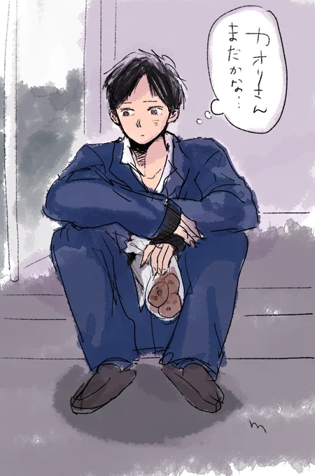 @KoiNoYokannn カオリさん遅くなっちゃったんやで…もうとっくに帰ってきてるけど…DKです🍪 
