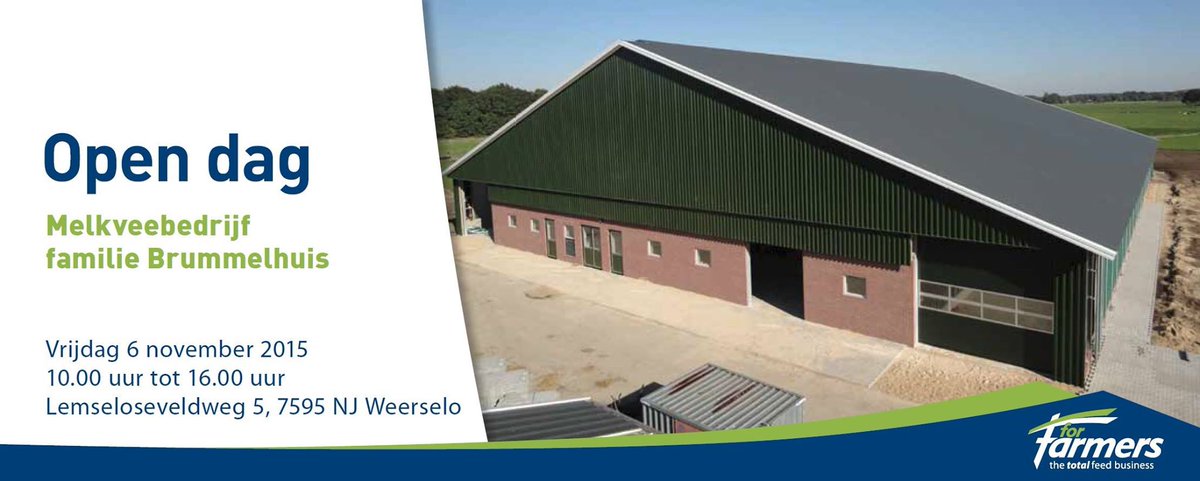 A.s. vrijdag open dag Fam. Brummelhuis te #weerselo 0-6-0 stal, met 2 robots <a href="/WarmesBV/">Warmes BV</a> <a href="/FHLoohuisBV/">FH Loohuis BV</a> <a href="/Lelycentre/">Lelycentre</a>