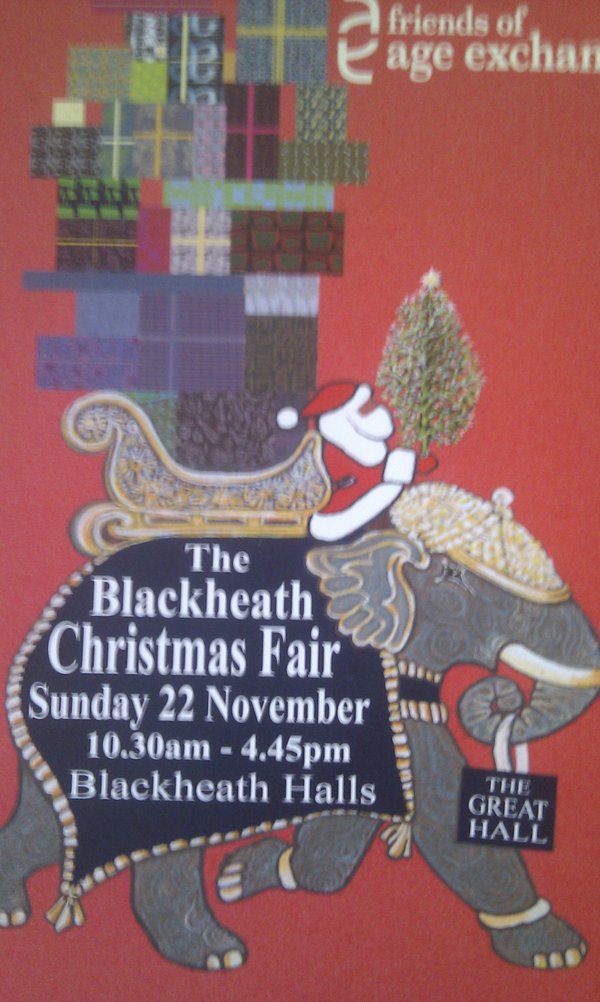 greenwichguide's tweet photo. Date for diary #Greenwich 22/11/15 for @BlackheathFair in Blackheath Halls https://t.co/5VBxusnEl7