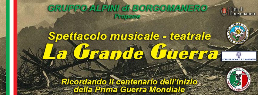 #Centenario #Grande #Guerra 4/11 Corpo Musicale Martinetti C.D.Martinetti e Coro A.N.A Stella Alpina di Berzonno