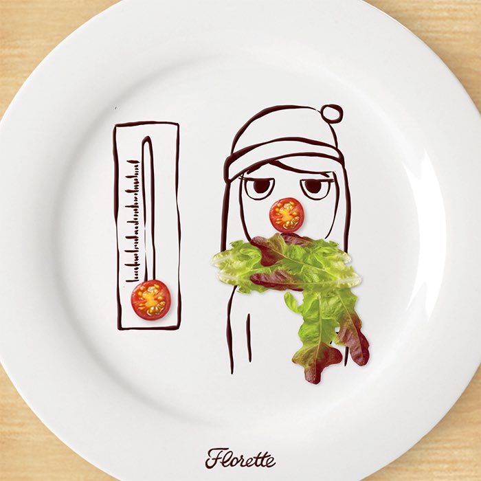C'est moi ou on se les gèle de plus en plus ? 
#glagla #foodart