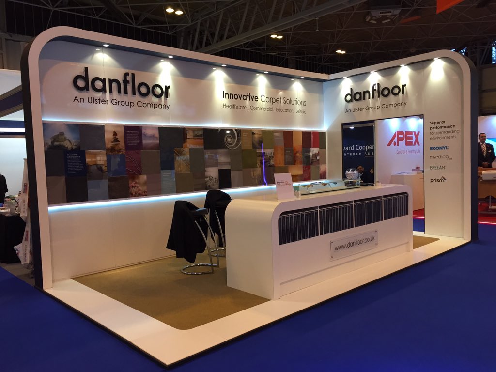 danfloor's tweet photo. @CareShow Stand looks great thanks @floors_4_ltd for fitting the carpets. Come and see us on stand I34 https://t.co/joNBmfiMsf