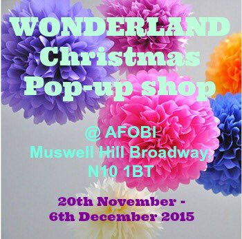 wonderlandpopup's tweet photo. Hooray! we've teamed up with @AFOBI_com and 30+ designers for a sparkling pop-up... Watch this space! Coming Nov 20 https://t.co/f0S1pRVLAN