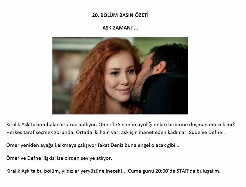 kiralikaskdizi's tweet photo. TAZE TAZE! | SON 3 GÜN! |

#KiralıkAşk'ın 20. Bölüm özeti sizlerle: "Aşk Zamanı!" https://t.co/smuL3aijbl