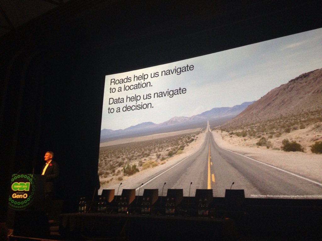 &ldquo;Roads help us navigate to a location. Data help us navigate to a decision&rdquo;