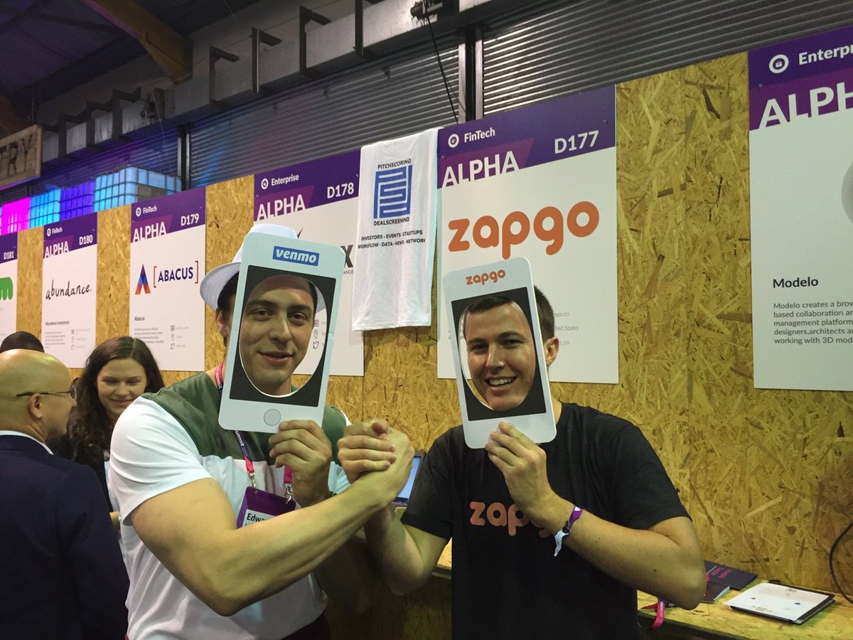 Hey @Bud_Fintech thanks for visiting the stand #Websummit