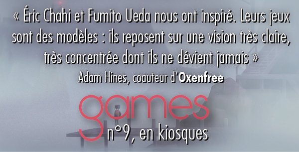 gameslemag's tweet photo. À lire dans Games #9 et sur le Web, nos entretiens avec les créateurs du prometteur Oxenfree https://t.co/KzoIprH8B6 https://t.co/jG10NZuZ3L