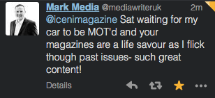icenimagazine's tweet photo. Always a pleasure to hear kind words from our readers⦠#itsallaboutthecontent https://t.co/6eFsR2yiGq