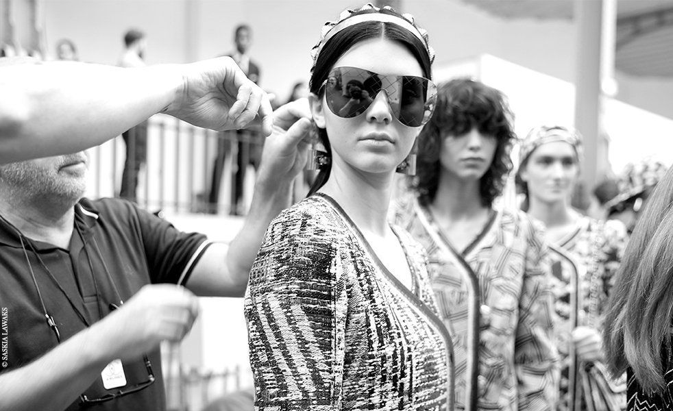 Happy birthday to our cover girl caught up with the birthday girl at PFW  