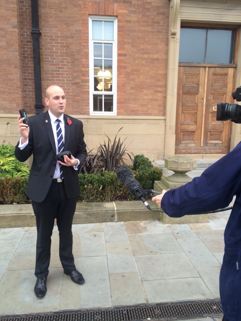 LetsLoopDerby's tweet image. Busy day testing loops. @deafalerterplc director Chris Haseldine being interviewed by @ITVCentral