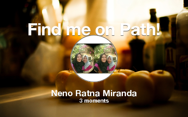 NenoRMiranda's tweet photo. Find me on #Path now! Go to: https://t.co/zXgdLYEWFe! #thepersonalnetwork https://t.co/KIKUo7CoT5