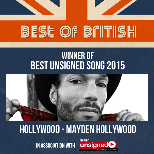 BoBUnsigned's tweet photo. AND THE WINNER IS...

After 2,000 votes were cast 'Hollywood' by @MaydenHollywood is your Best Unsigned Song 2015! https://t.co/4tbbB0nn1p
