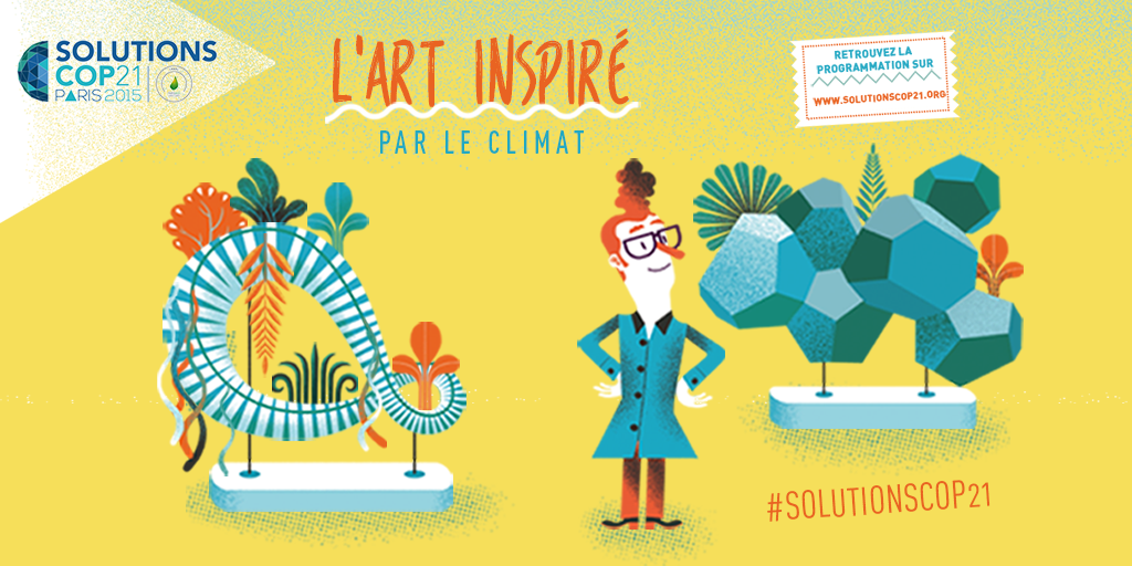 #LiveScop21 : 12 artistes en résidence à #SolutionsCop21 avec des oeuvres de <a href="/tomassaraceno/">Studio Tomás Saraceno</a> et <a href="/alexistricoire1/">Alexis tricoire</a> #Art