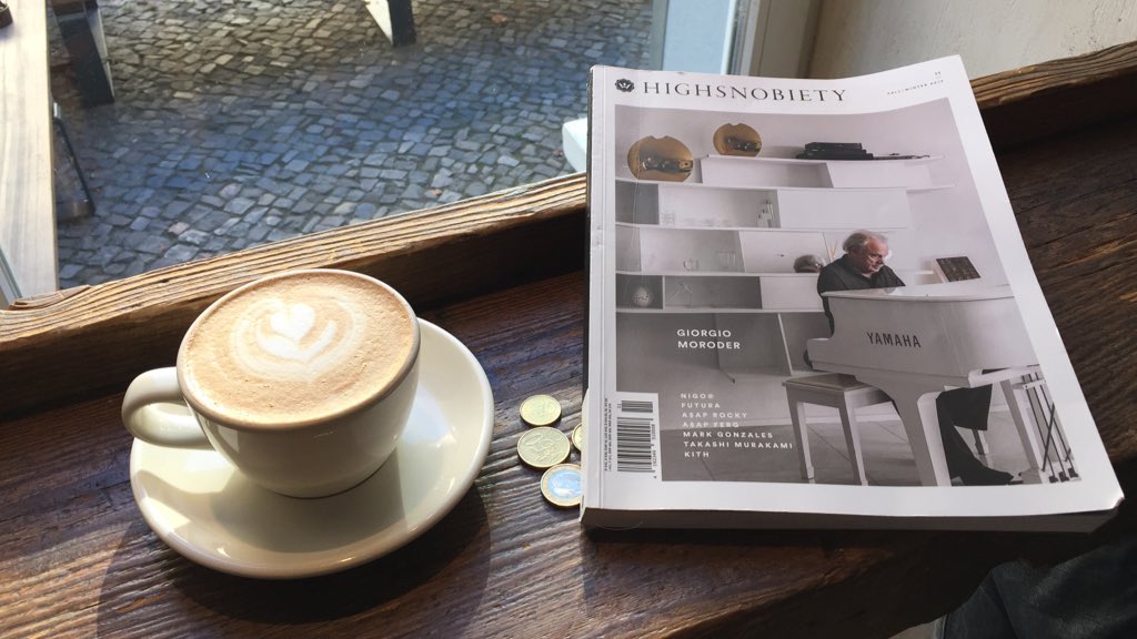 ABIDELESS's tweet photo. We are in #BERLIN, follow our everyday story at Snapchat @ABIDELESS #coffee #morning #fashion #streetwear https://t.co/TANx9L7DQb