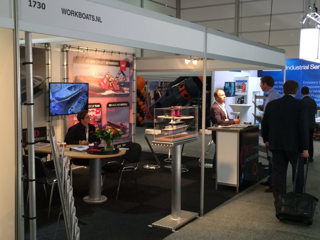 InfoKd's tweet photo. First day at #europort visit us at booth 1730 https://t.co/1eQVcr5C8S