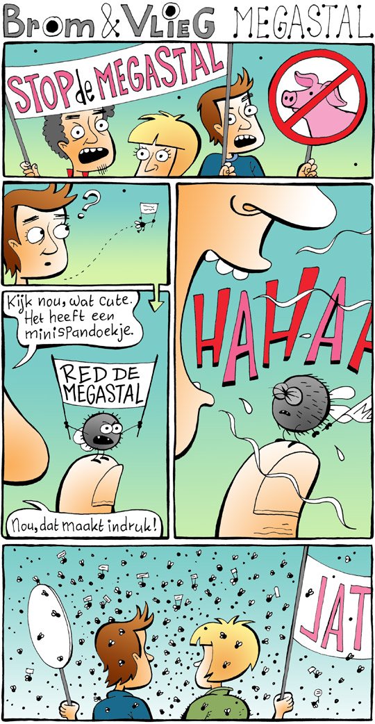 Nieuwe strip > meer megastallen in Brabant, een probleem? tinyurl.com/oclqcn3